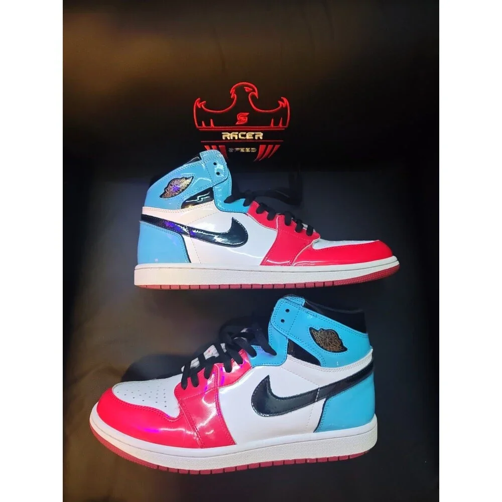 Men's Size 12 Nike Air Jordan 1 Retro OG High Fearless UNC To Chicago Glossy